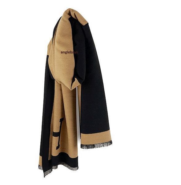 Echarpe foulard en soie mode laine foulards de créateur hiver cachemire écharpe hommes femmes modèle Pashmina châle Neckerch6366 + 3