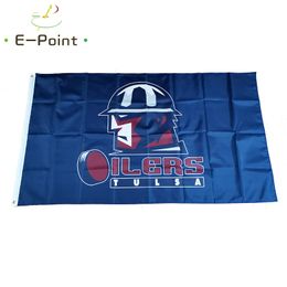 EECL TULSA Oilers Vlag 3 * 5ft (90 cm * 150cm) Polyester Banner Decoratie Flying Home Garden Feestelijke geschenken