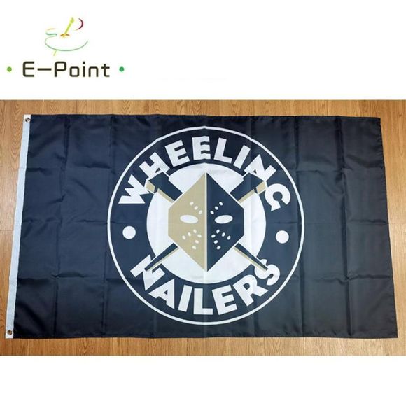 ECHL Wheeling Nailers Flag 35ft 90cm150cm Polyester Banner Decoration Flying Home Garden Festive Cadeaux4967718