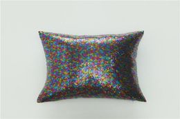 Echootime sirena lentejuelas fundas de almohada DIY dos tonos brillo lentejuelas funda de almohada fundas mágicas reversibles funda de almohada sofá 177 K28360797