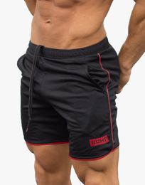 ECHT impreso para hombres en el gimnasio casual de los pantalones cortos de los pantalones cortos al aire libre.