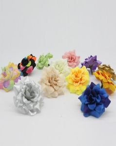 Écologique 100 pièces 1 77 pouces soie artificielle petites têtes de fleurs roses décor de jardin à la maison fête de mariage pince à cheveux faveurs Af8069860