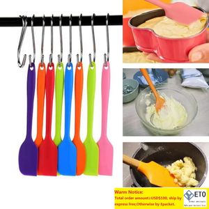 Ustensiles de cuisine écologiques grattoir à gâteau pour résistant à la chaleur cuisine à domicile outils de cuisson pratiques spatule en Silicone antiadhésive Non