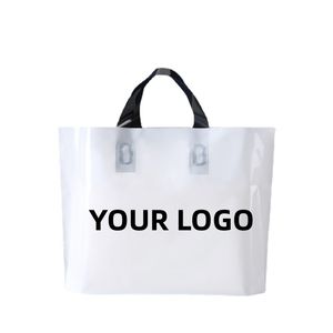 Logo fait sur commande écologique de sac d'emballage découpé avec des matrices faisant des emplettes sac en plastique d'habillement A391