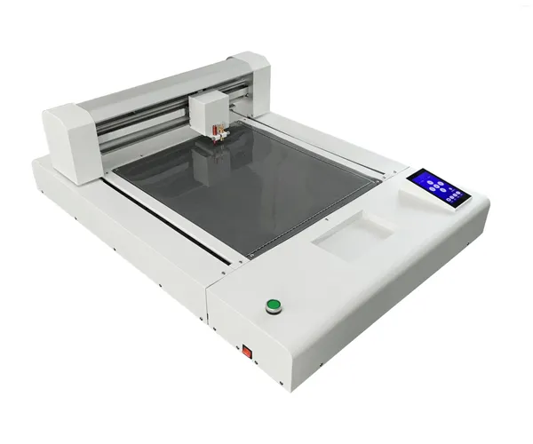 Traceur de découpe à plat à Double tête économique, boîtes de fabrication de contours d'achine découpées, Machine à outils de rainurage gratuite