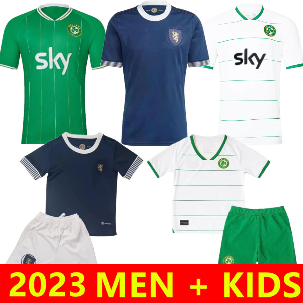 2023 Ecosse 150e anniversaire Jerseys Christie McGregor McGinn 24/24 Ireiands Home Men Kids Kit Doherty Duffy Brady Keane Hendrick McClean Football Shirt
