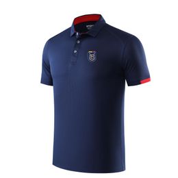 Équateur hommes et femmes POLO design de mode doux respirant maille sport T-shirt sports de plein air chemise décontractée