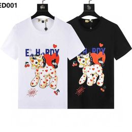 Ed Haryd Premium Classic Love Little Horse Tiger Head Round Neck T-shirt
