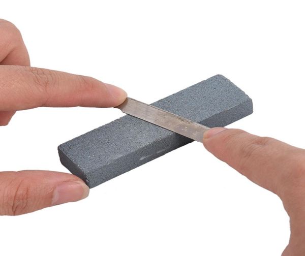 EDC Mini cuchillo para pulir piedra de afilar pequeño afilador de cuchillos doble piedra de afilar piedra de afilar cuchillos de cocina Accesorios 1700672