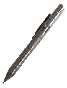EDC Outdoor Camping Survival Tactical Self Defense Bolt Action Pen Titanium Glass Breaker LED zaklamp Pen273718888