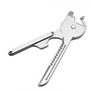 EDC Outdoor Multifunctionele Keychain Mini Multifunctionele tools 6-in-1 Keyknife OPP Simple Edition