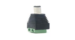Edison2011 1000 pcs 21 x 55 mm DC Power Male plug jack adapter connector plug voor CCTV enkele kleur LED Light3093142
