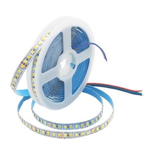 Edison2011 2835 CCT LED Strip 120Leds / M Dual White Color CCT Temperatuur Verstelbare Flexibele Tape 16.5FT 5M 12V Dubbele Kleur IP20