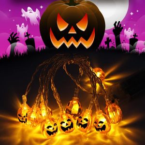 Edison2011 3M 20 LED Lantaarn Halloween Vakantielichten String Handleiding DIY Pumpkin Light String Batterij Ins Stijl Decoratieve Licht String