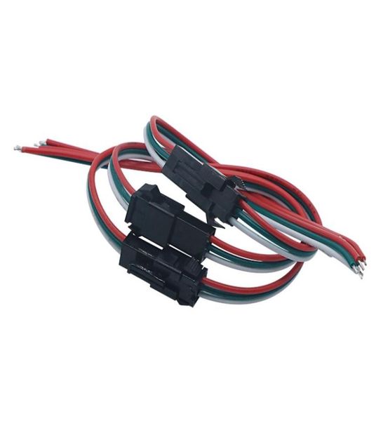 Edison2011 Cable de conector de clavija Led macho hembra de 3 pines para módulos de luz de tira Led WS2812BWS2811 controlador de cinta de lámpara CCTV8969794