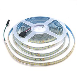 Edison2011 DC12V 24 V Dual White Color LED Strip Waterdicht 2835 SMD 180LED / M WW / CW CCT LED-tape Kleur Temperatuur Verstelbare Strip