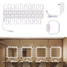 Edison2011 Module d'éclairage de miroir LED DIY avec gradateur et alimentation Miroir de maquillage Vanity LED Light pour coiffeuse avec approbation FCC