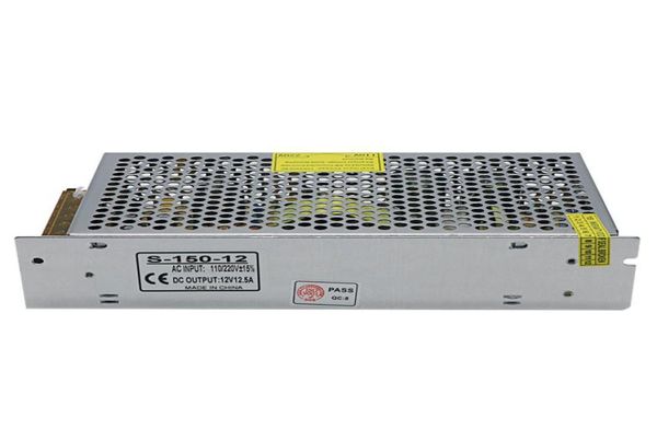 Fuente de alimentación EDISON2011 12V 125A 150W Controlador LED de 12 voltios para la tira LED de 12V Transformador Adaptador Continción de iluminación Transformadores1139039