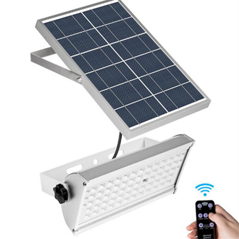 Edison2011 Solar Lamps Power Outdoor Impermeabile Sensore di movimento da giardino Telecomando Proiettore