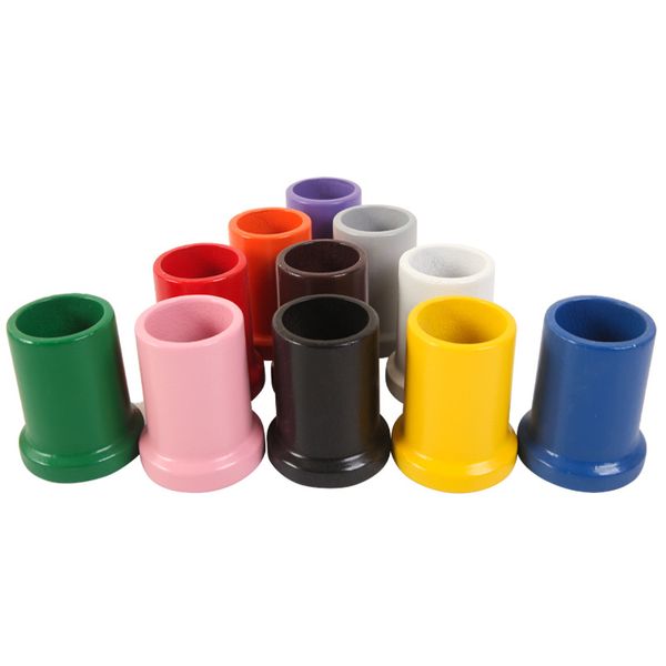 Papelera de madera de niños educativos 11 PPC COLLO COLOR DE COLOR Juego