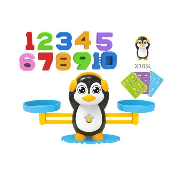 Educational Math Toy Smart Monkey Balance Escala para niños Juego de mesa digital Juego de mesa Educational Toys Material de enseñanza