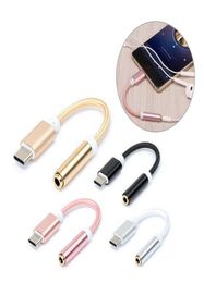 E-EDC USB Type C à 3.5 adaptateur pour écouteurs type-c à 3.5mm casque AUX o câble convertisseur pour xiaomi 6 Letv Le 26511535