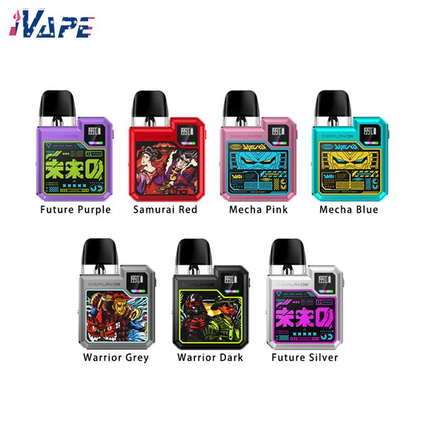 Eekvape DiGi-Q Pod System Kit 1000mAH avec cartouche 2 ml Débit d'air précis et contrôle de la température HD LETD Affichage