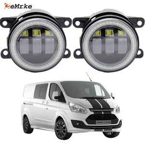 Eemrke LED Fog Lights Assembly 30W / 40W pour Ford Tourneo Transit Custom V362 2012-2017 avec des accessoires de voiture PTF 12V PTF Eyes Cleurs.