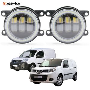 Eemrke LED Fog Lights Assembly 30W / 40W pour Nissan NV250 2019 2020 2021 avec lentille claire ange Eyes Drl Car Daytime Running Light 12V Fog Lampe