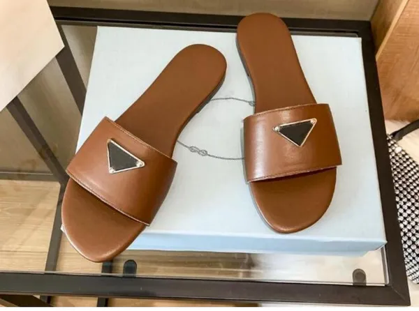 EEWF 2023 Top qualité luxe designer hommes femmes pantoufles sandales chaussures glisser été mode large tongs plates 35-41
