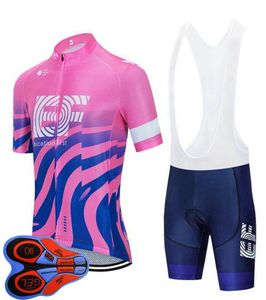 EF Education First Team Vélo Cyclisme Maillot à manches courtes Cuissard Ensemble 2021 Été Séchage rapide Hommes VTT Vélo Uniforme Course sur route5506030