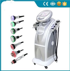 Efficace 7 en 1 ultrasons 80k 40k cavitation amincissant le système de réduction de poids de la machine visage du corps multipolaire RF équipement de beauté à ondes ultrasonores congelées