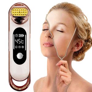 Efficace électrique RF visage élimination des rides masseur radiofréquence lifting de la peau du visage serrer dispositif anti-âge outil de soins de beauté 220512