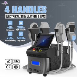 Effectieve Ems Body Slimming Ems Muscle Stimulator Machine Emslim bekkenbodemtraining Emszero Neo 4 handgrepen EMT-apparatuur Privébehandeling