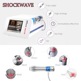 Equipo eficaz de terapia de ondas de choque extracorpóreas Máquina de ondas de choque acústicas Eliminación del dolor de artritis Disfunción eréctil Tratamiento para la disfunción eréctil