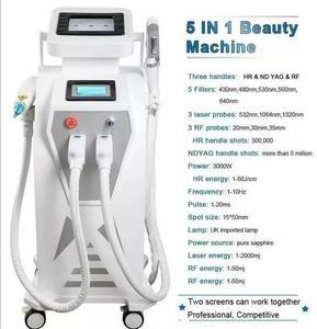 Effectieve multifunctionele laser IPL Tattoo Removal Machine Vascular Pigment Acne Therapie Laser 5 Filters Opt Tattoo/Acne/Pigment/Wrinkle/Vasculair Haar Verwijderen