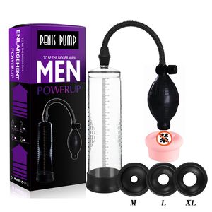 Effectieve Penis Pomp Uitbreiding Vacuüm Dick Extender Mannen sexy Speelgoed Verhogen Lengte Vergroter Mannelijke Trein Erotische Volwassen sexyy Product