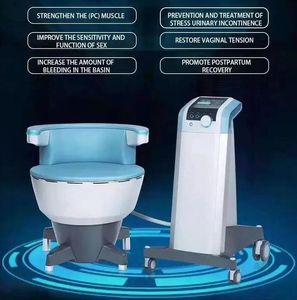 Amincissement efficace Stimulateur musculaire du plancher pelvien EM-chaise resserrement vaginal Promouvoir la récupération post-partum Améliorer la machine de beauté de la sensibilité vaginale