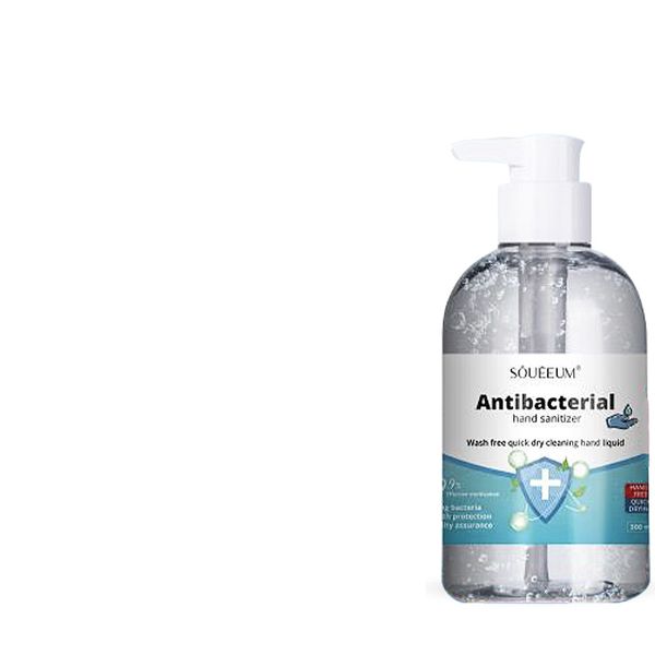 tasa de esterilización efectiva 99.9% 300ml artículos de protección lavado sin secado rápido antiadherente limpieza gel desinfectante para manos