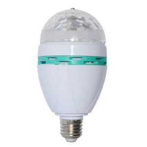 Effets 1-10 pièces boule Disco lumière DJ E27 3W 6W 85-265V effet d'éclairage de scène rotatif automatique rvb ampoule lampe pour la décoration