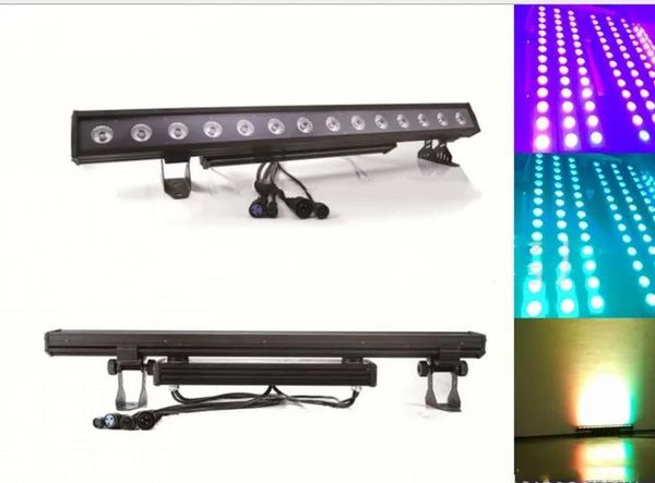 Effets 14x30W LED DMX 2/3/5/8/42/44CH mur rondelle LED effets barre scène Pixel lumière fête DJ spectacle étanche IP65 LLFA