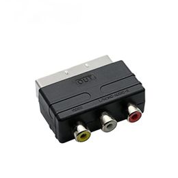 Adaptateur de connectivité sans effort pour la configuration du magnétoscope DVD NES et SNES à TV avec un adaptateur SCART à 3RCA AV pour une expérience de jeu complète