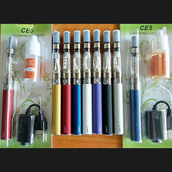 EG-T ce4 ce5 ce8 cigarette électronique vape stylo batterie et emballage blister d'huile stylo mince