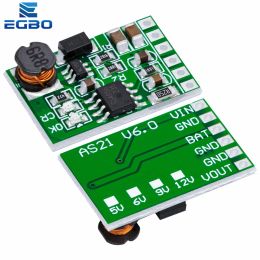 EGBO 3.7V 4.2V Charger 5V 6V 9V 12V ontlaadbord DC DC Converter Boost -module voor DIY UPS Mobile Power 18650 Lithium