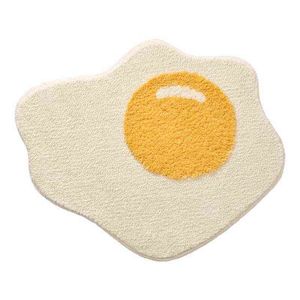 Egg badkamer tapijt Grappige entree tapijt area s keuken slaapkamer vloermatten Nordic Welcome Diemat chique kamer decor