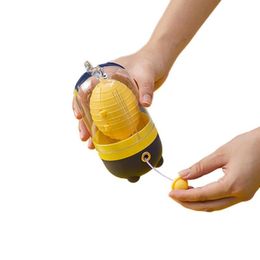 Chaudières à oeufs Scrambler In Shell Portable Hand Golden Shaker Mixer Albumen Blender Sans Casser Les Oeufs Cuisine Cuisine Gadget Outils 230625