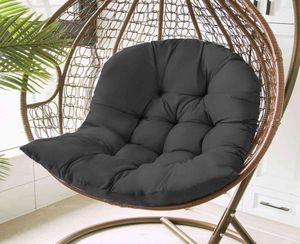 Chaise d'oeuf hamac jardin coussin swing chaise suspendue avec coussin décoratif backrt1354680