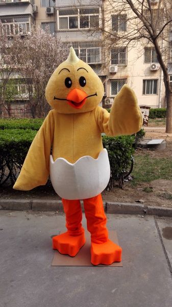 Disfraz de mascota de pollito de huevo, disfraz de fantasía personalizado, kit de anime, disfraz de Carnaval con tema de mascota 41142