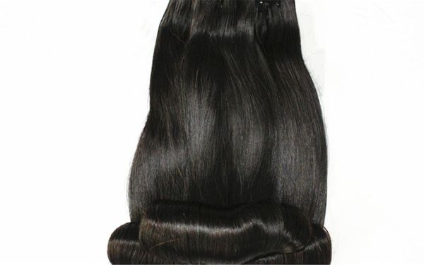 Huevo rizado Funmi Extensiones de cabello 3 paquetes 12A Grado superior Brasil Indio Malasia 100 Virgin Human Hairves Color negro puro 2051726