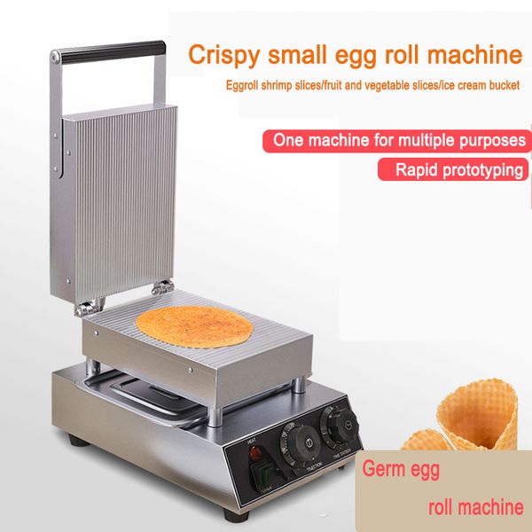Egg Roll Machine Handmade Germ Waffle Cone Maker Ice-Cream Poulet croustillant